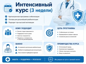 Реабилитация за 21 день в Черноголовке